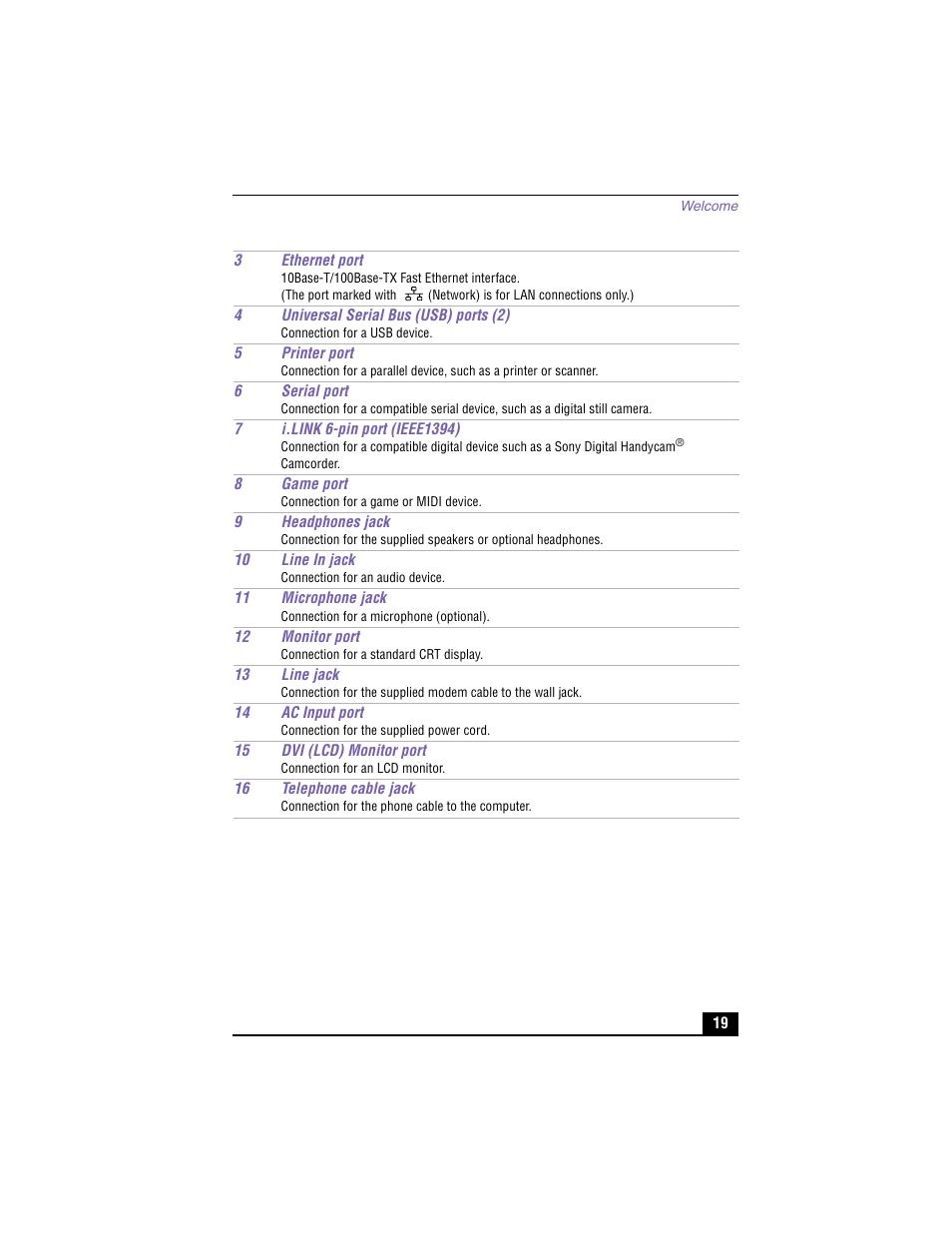 Sony PCV-RX380DS User Manual | Page 19 / 100