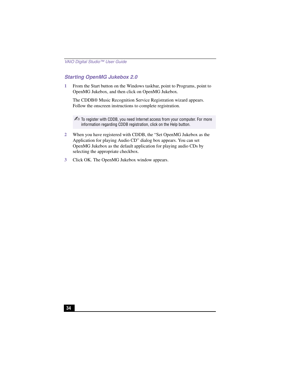 Sony PCV-RX380DS User Manual | Page 34 / 100
