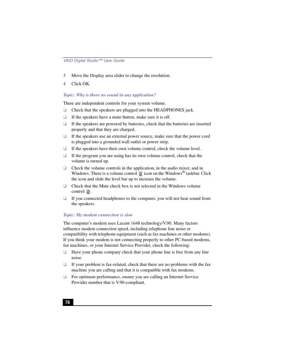 Sony PCV-RX380DS User Manual | Page 76 / 100