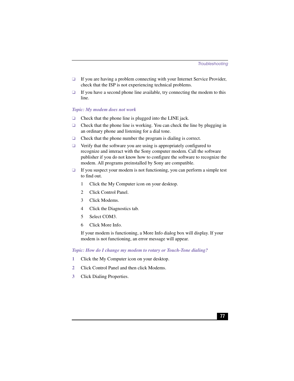 Sony PCV-RX380DS User Manual | Page 77 / 100