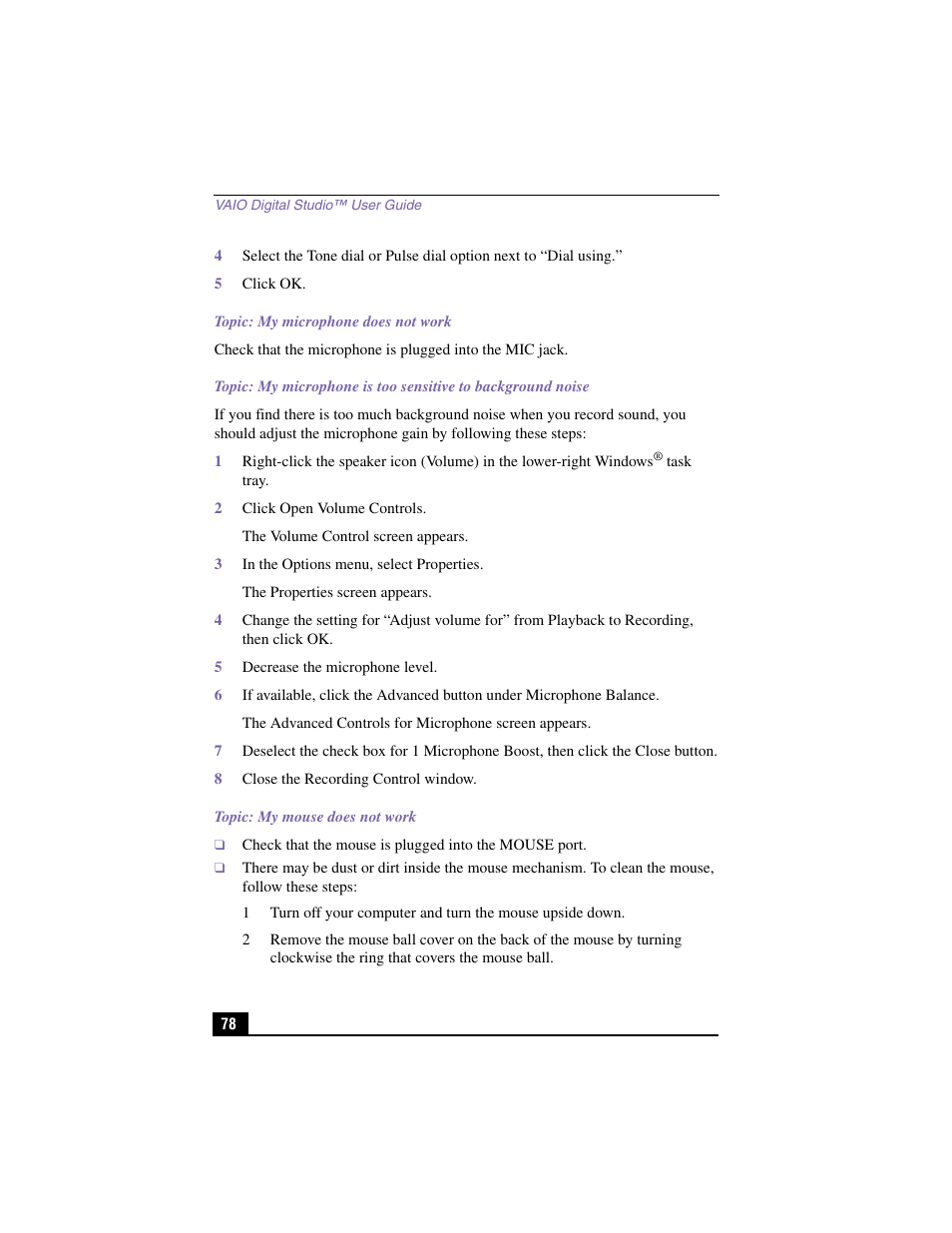 Sony PCV-RX380DS User Manual | Page 78 / 100