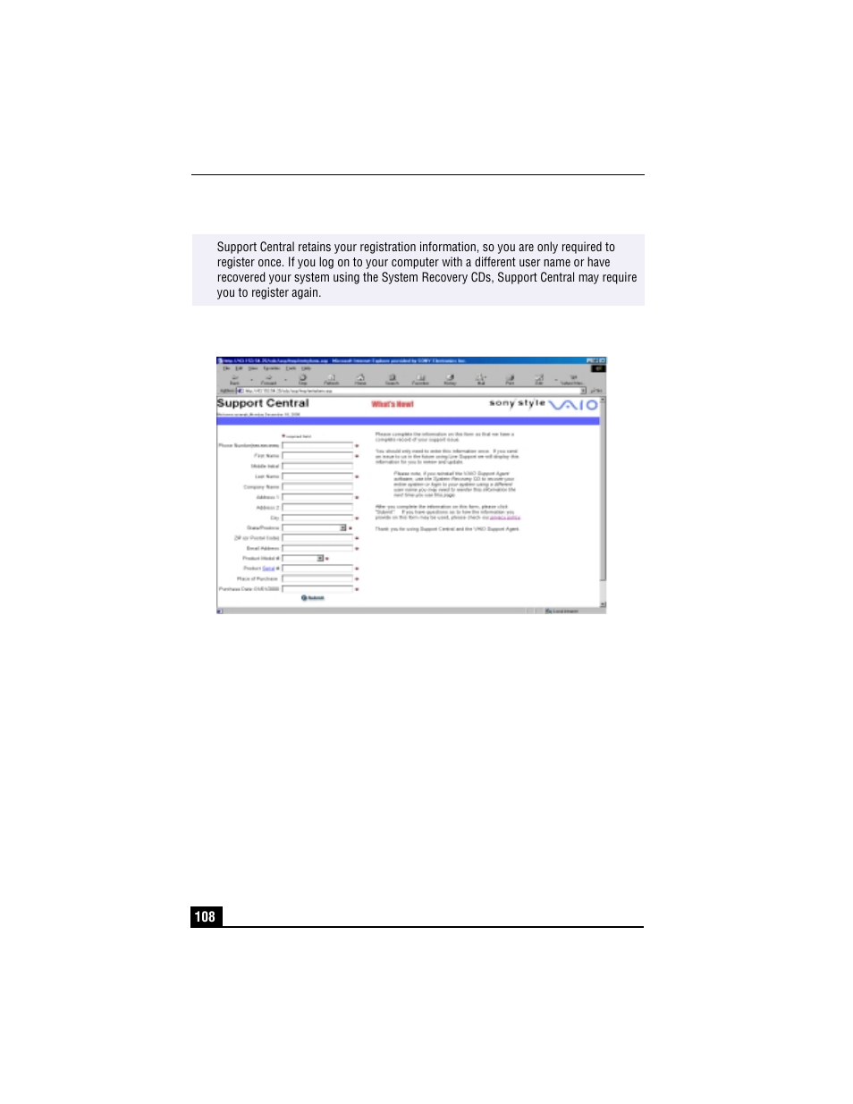 Sony VAIO PCV-RX490TV User Manual | Page 110 / 142