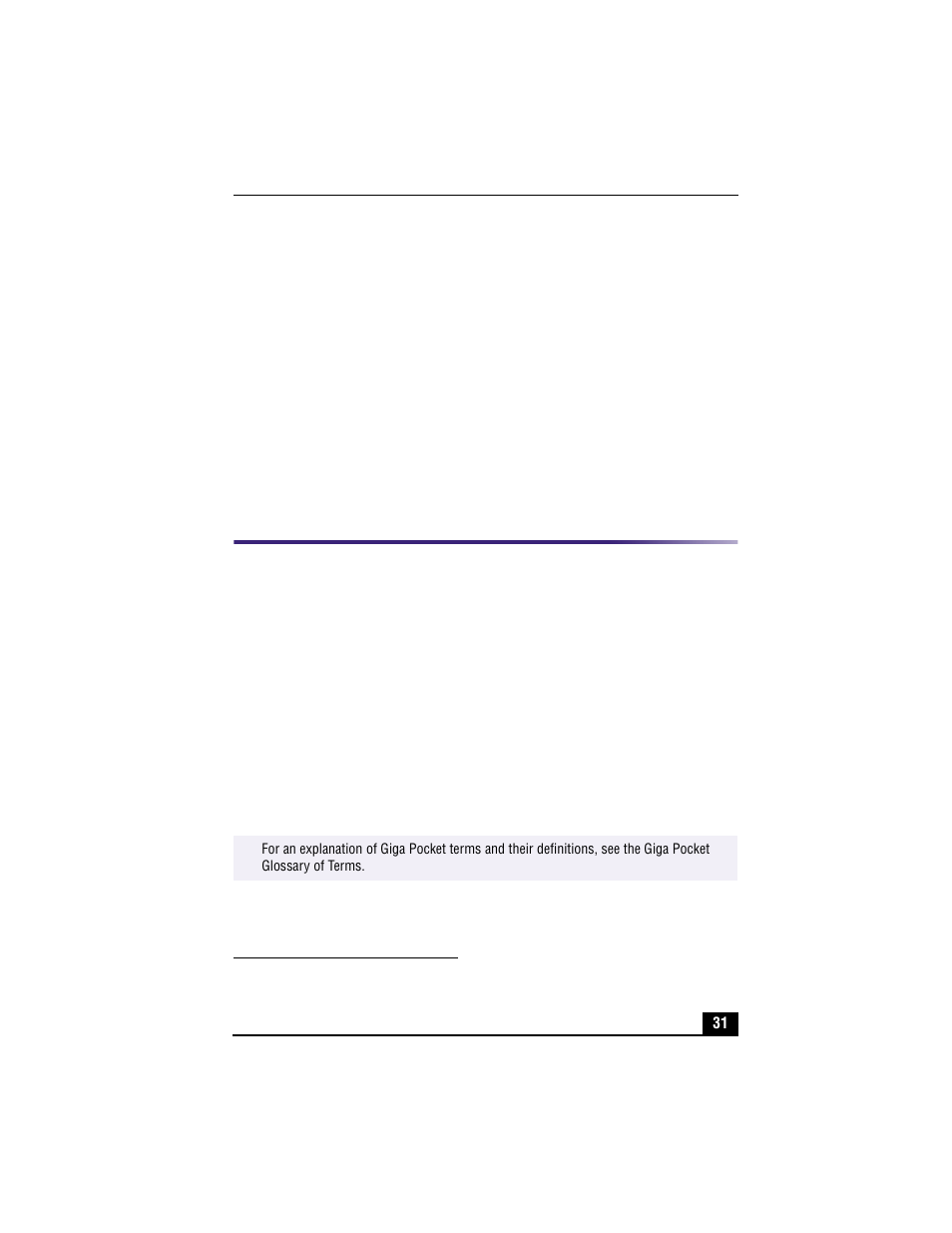 Giga pocket™ personal video recorder, Overview of giga pocket personal video recorder | Sony VAIO PCV-RX490TV User Manual | Page 33 / 142