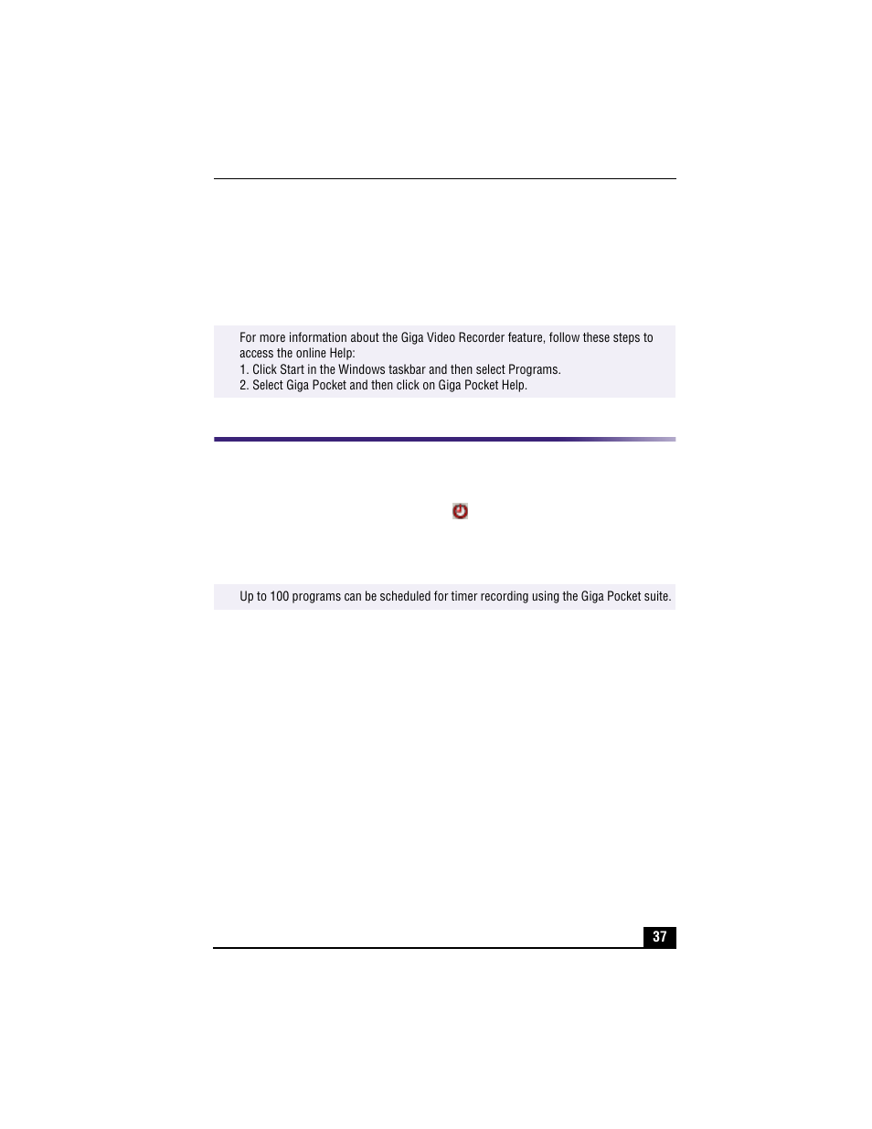 Timer recording manager | Sony VAIO PCV-RX490TV User Manual | Page 39 / 142