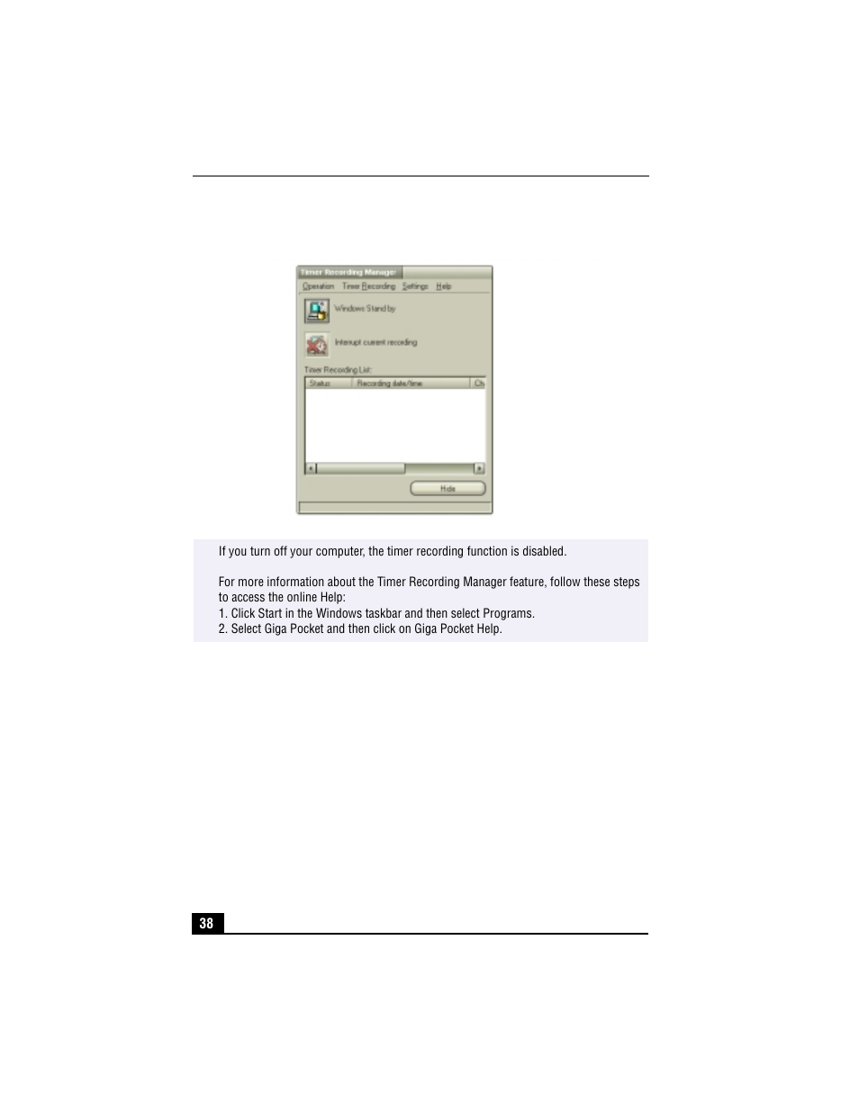 Sony VAIO PCV-RX490TV User Manual | Page 40 / 142