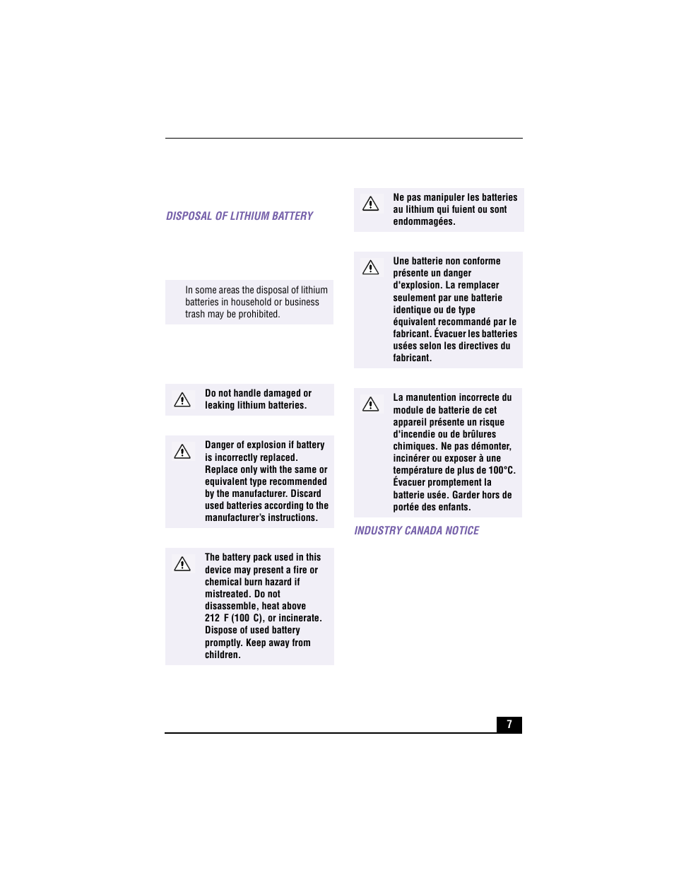 Sony VAIO PCV-RX490TV User Manual | Page 7 / 142