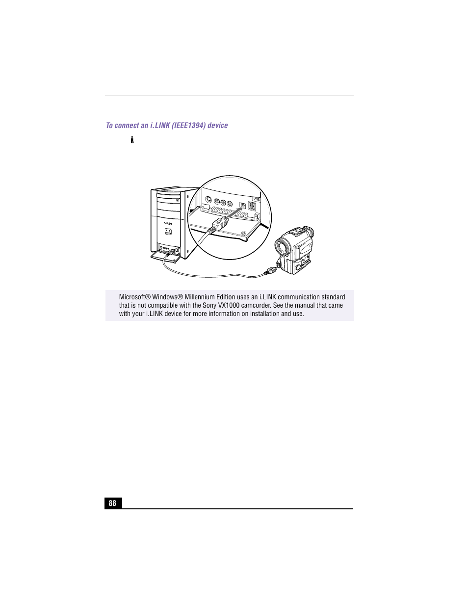 Sony VAIO PCV-RX490TV User Manual | Page 90 / 142