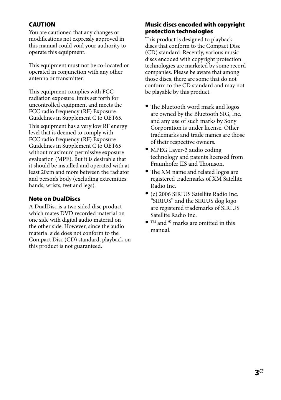 Sony CMT-HX7BT User Manual | Page 3 / 40