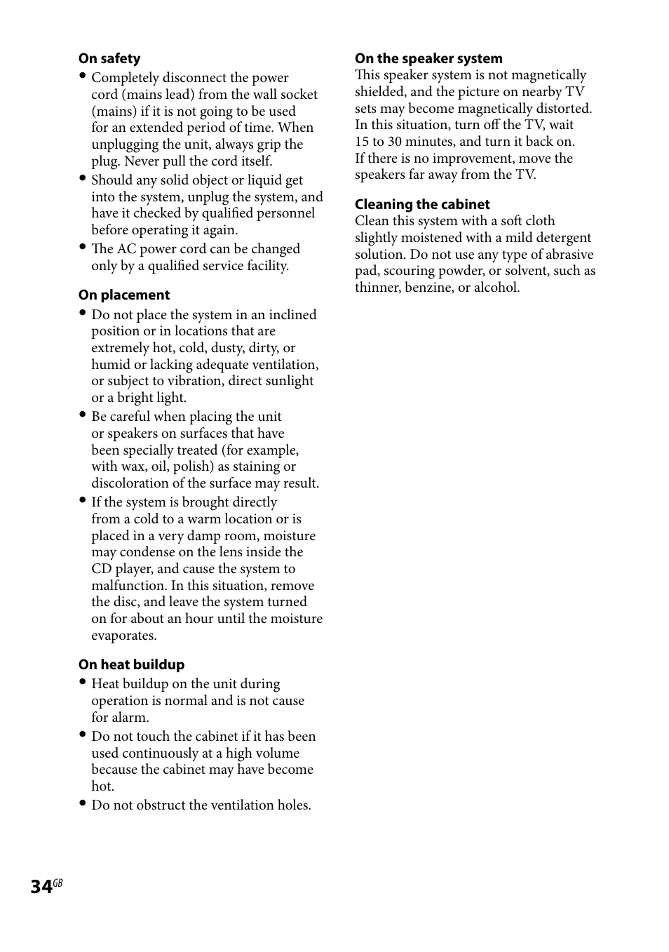 Sony CMT-HX7BT User Manual | Page 34 / 40