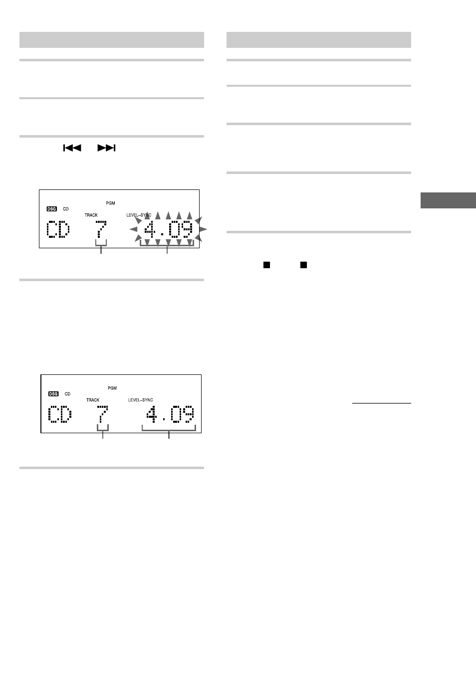 Selecting the tracks, Recording on an md | Sony CMT-CP33MD User Manual | Page 33 / 88