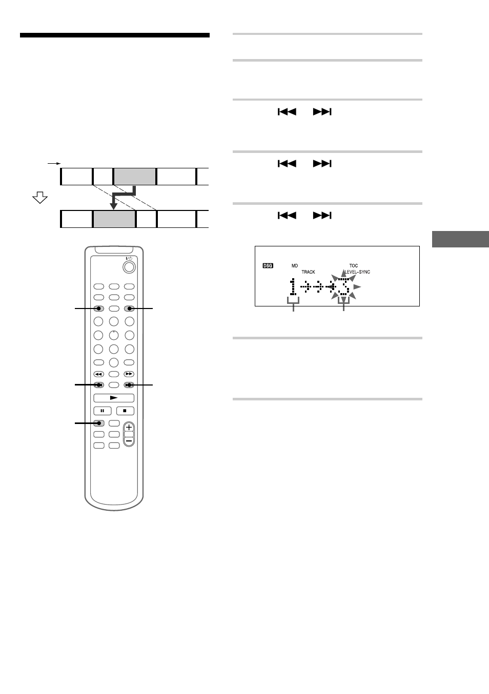 Moving recorded tracks — move function, Moving recorded tracks | Sony CMT-CP33MD User Manual | Page 51 / 88