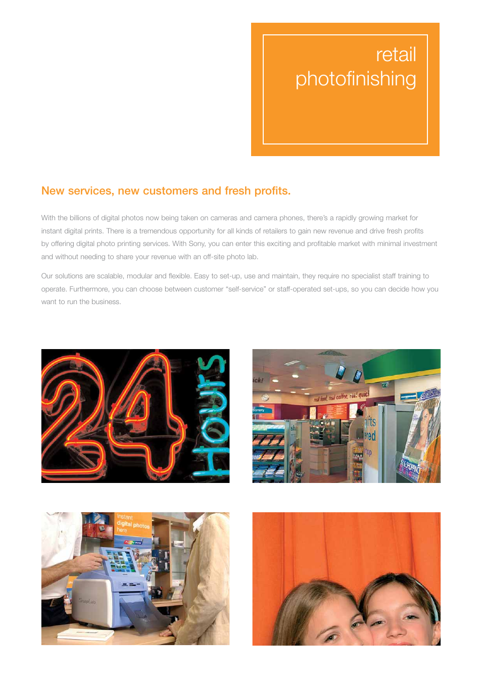 Retail photofinishing | Sony Professional Photo Printer User Manual | Page 14 / 22