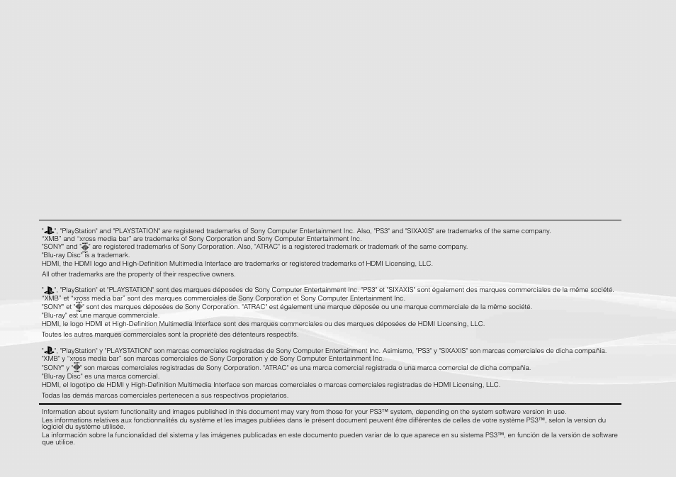 Sony 40GB Playstation 3 CECHH01-1.90 User Manual | Page 99 / 100