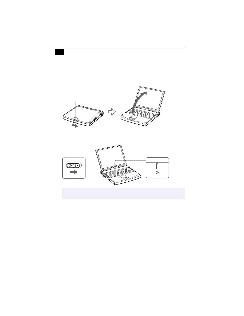 Starting your computer | Sony PCG-838 User Manual | Page 22 / 121