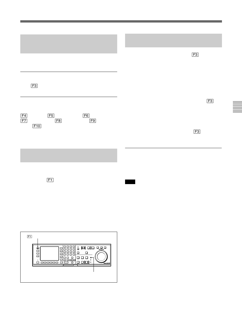 2-4 preread settings (pre read), 2-5 still-picture output (freeze) | Sony HDW-F500 User Manual | Page 59 / 178