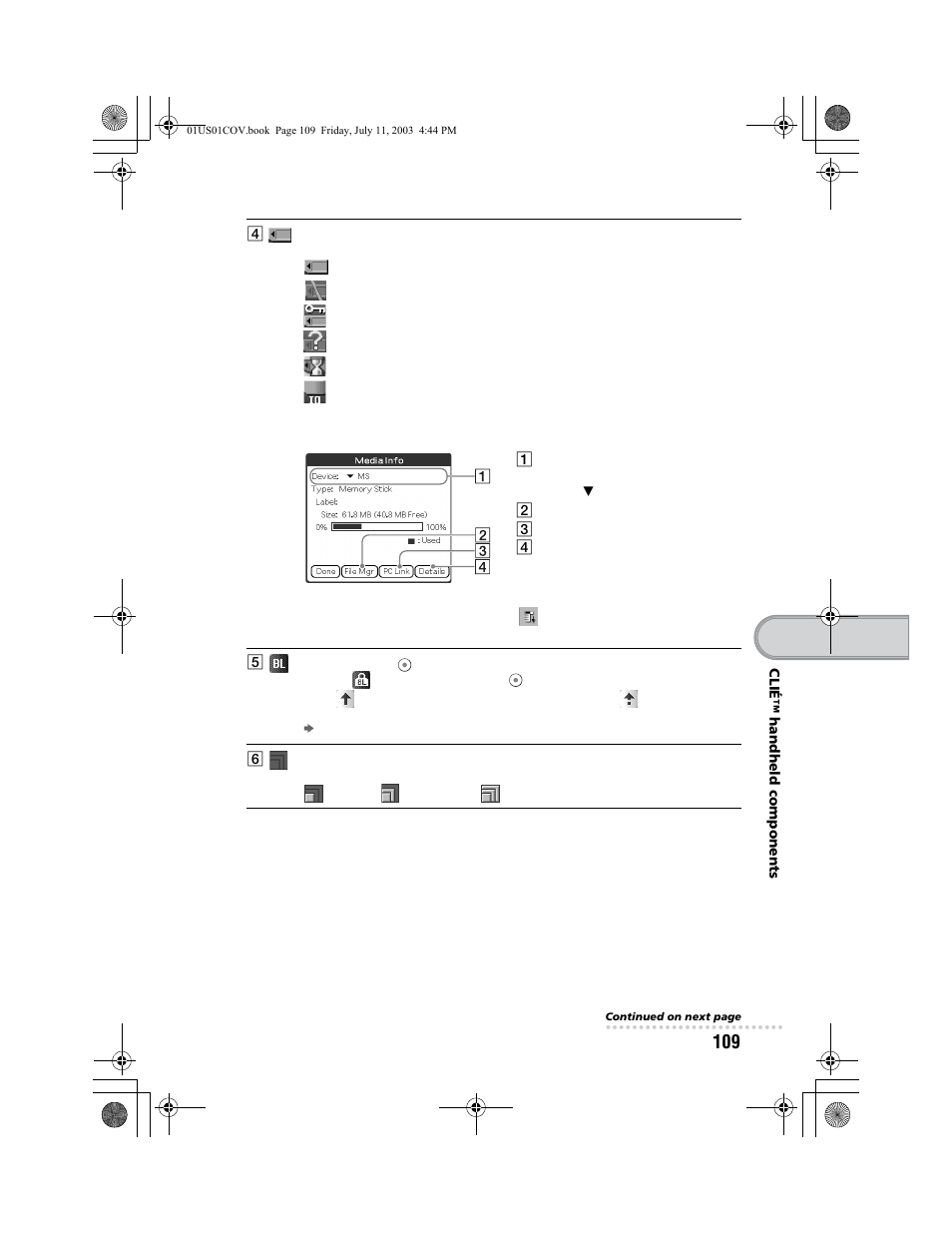 Sony PEG-UX40 User Manual | Page 109 / 116
