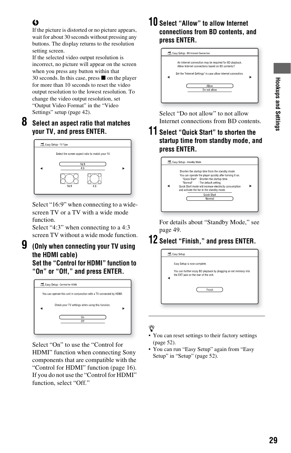 Sony BDP-S350 User Manual | Page 29 / 79