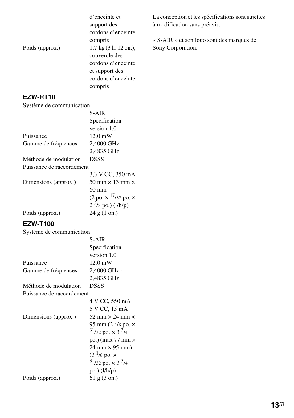 Sony WAHT-SA1 User Manual | Page 27 / 48