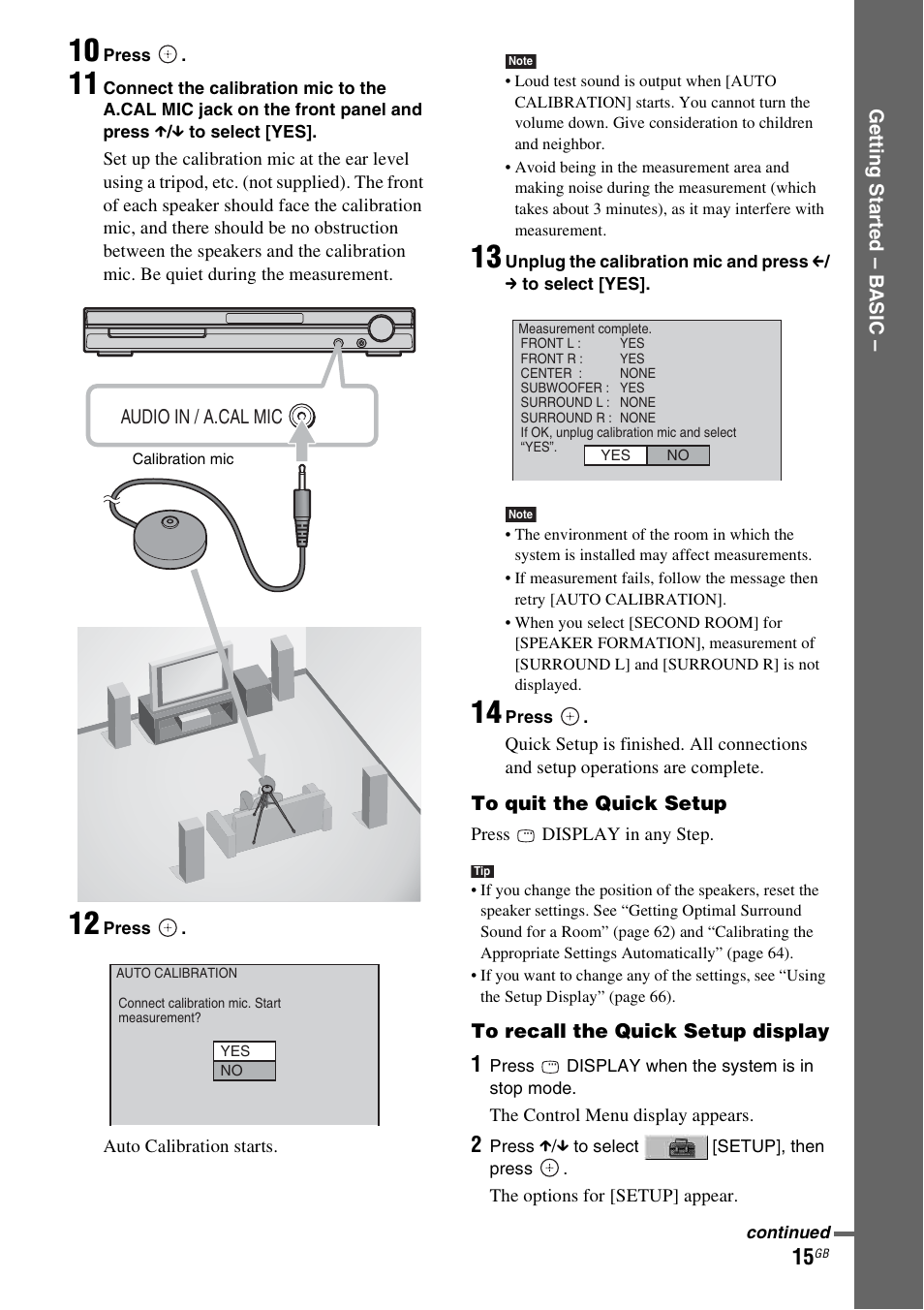 Sony DAV-DZ231 User Manual | Page 15 / 96
