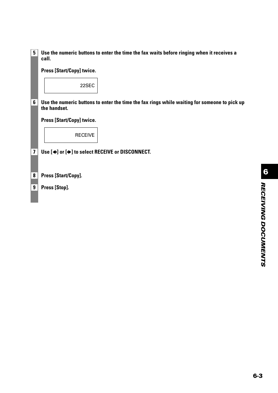 Sony FAX-B140 User Manual | Page 61 / 119