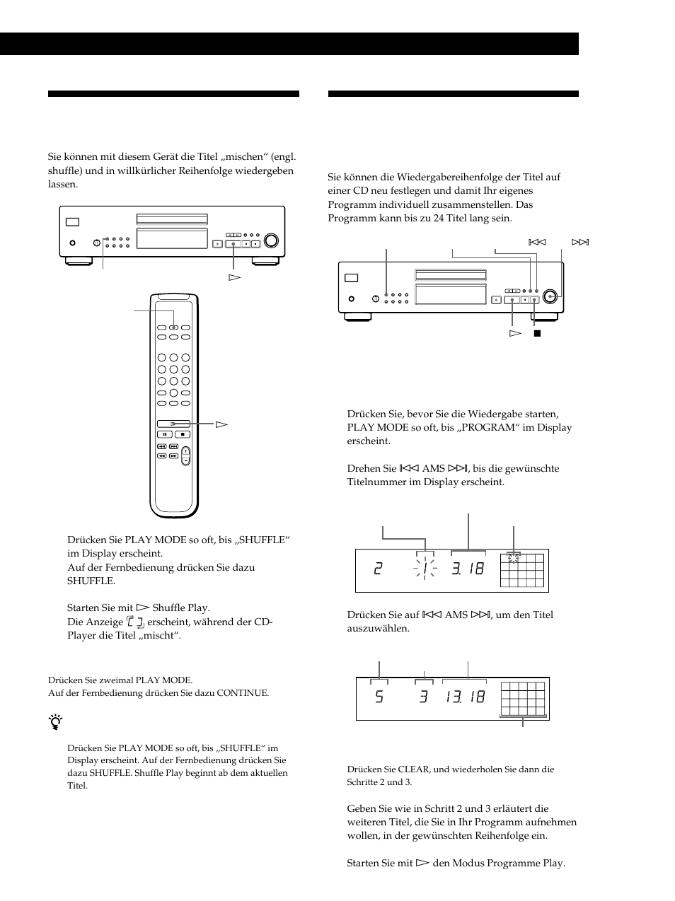 Wiedergeben von cds | Sony CDP-XB740 User Manual | Page 53 / 84