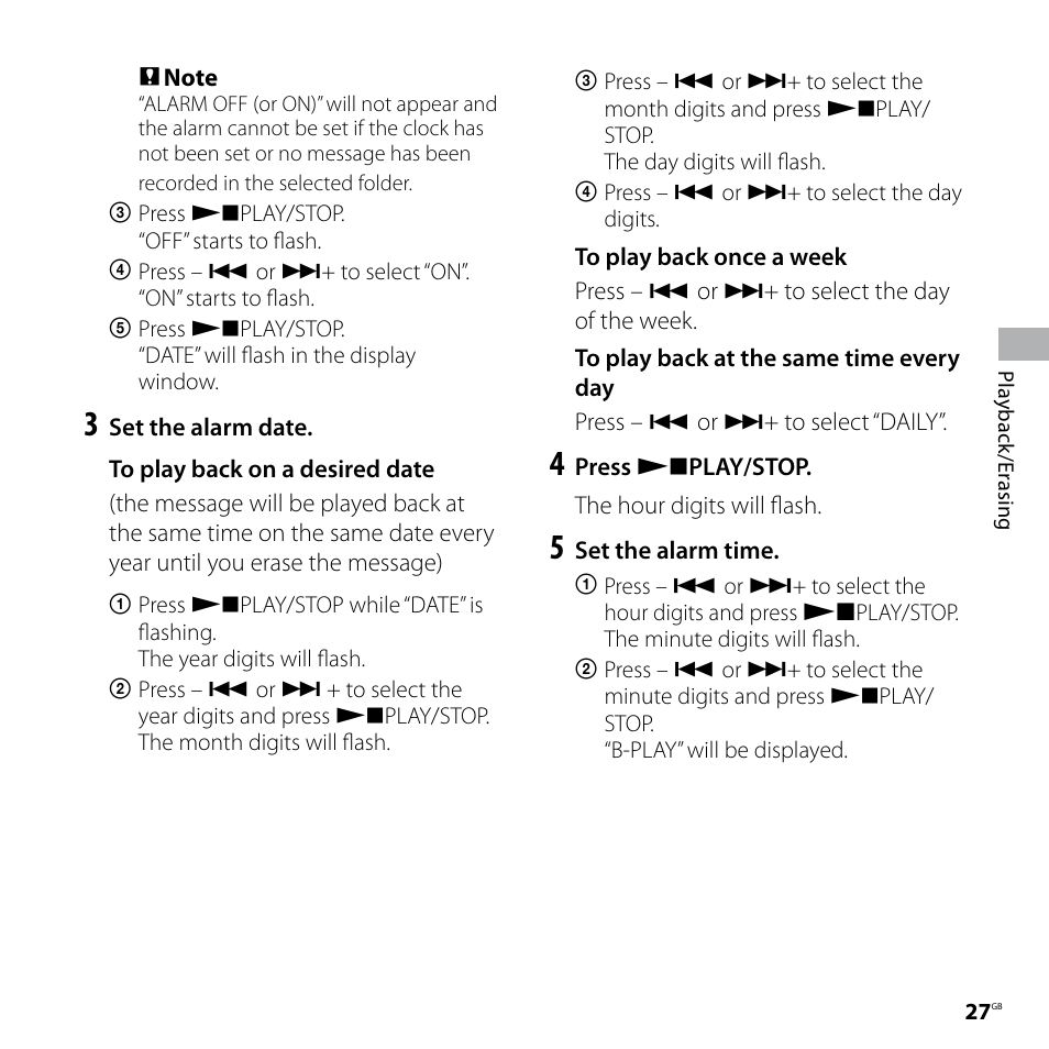 Sony IC RECORDER ICD-P530F User Manual | Page 27 / 60