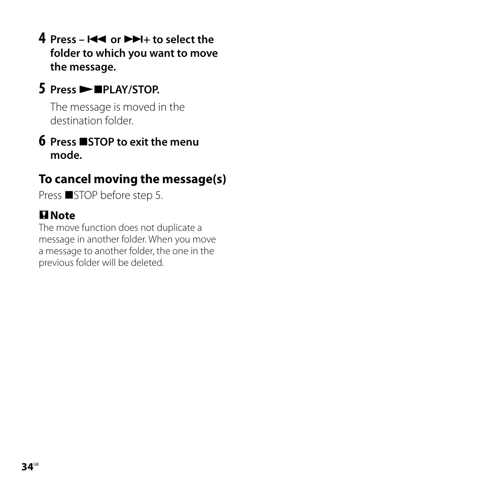Sony IC RECORDER ICD-P530F User Manual | Page 34 / 60