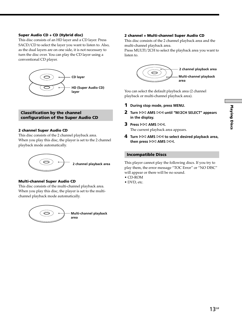 Sony SCD-XB770 User Manual | Page 13 / 112