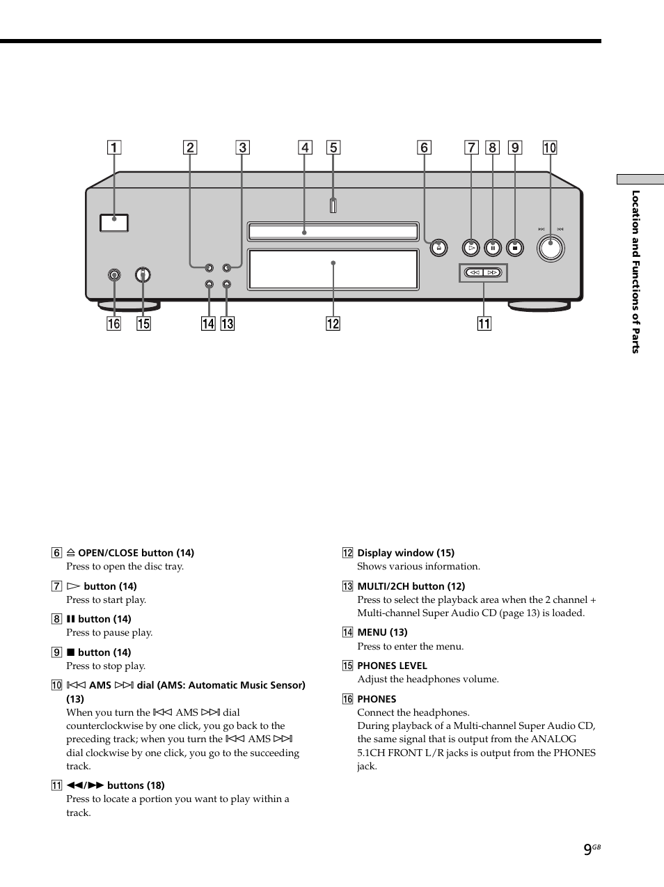 Sony SCD-XB770 User Manual | Page 9 / 112