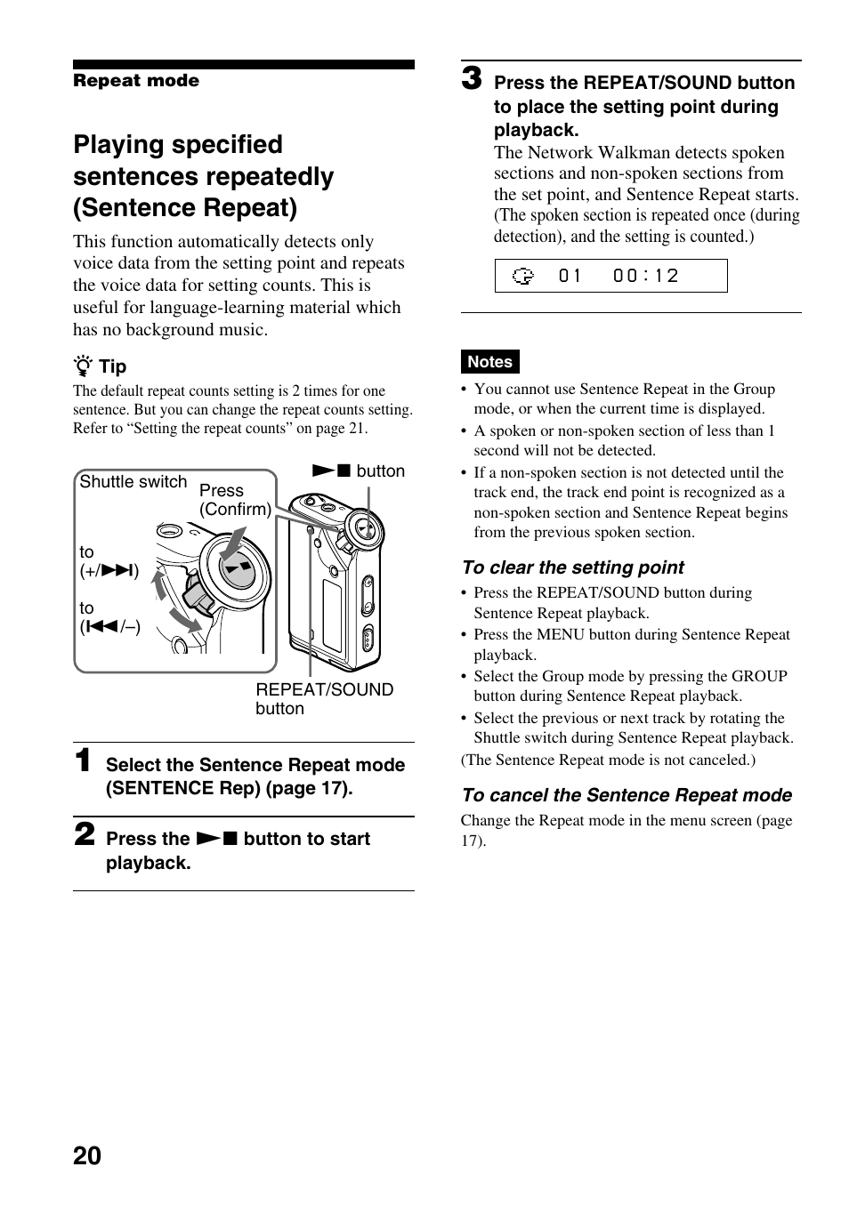 Sony NW-E99 User Manual | Page 20 / 52
