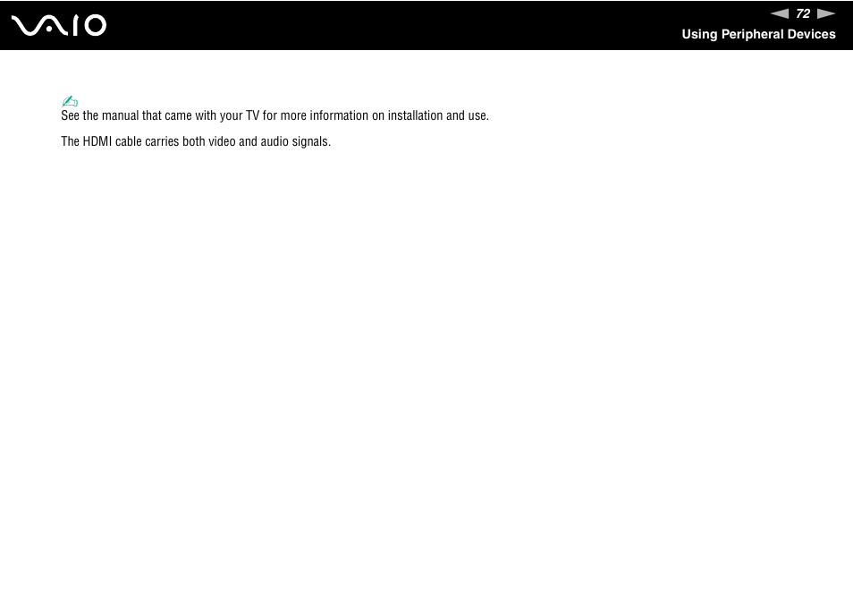 Sony VAIO VGN-FW200 User Manual | Page 72 / 186