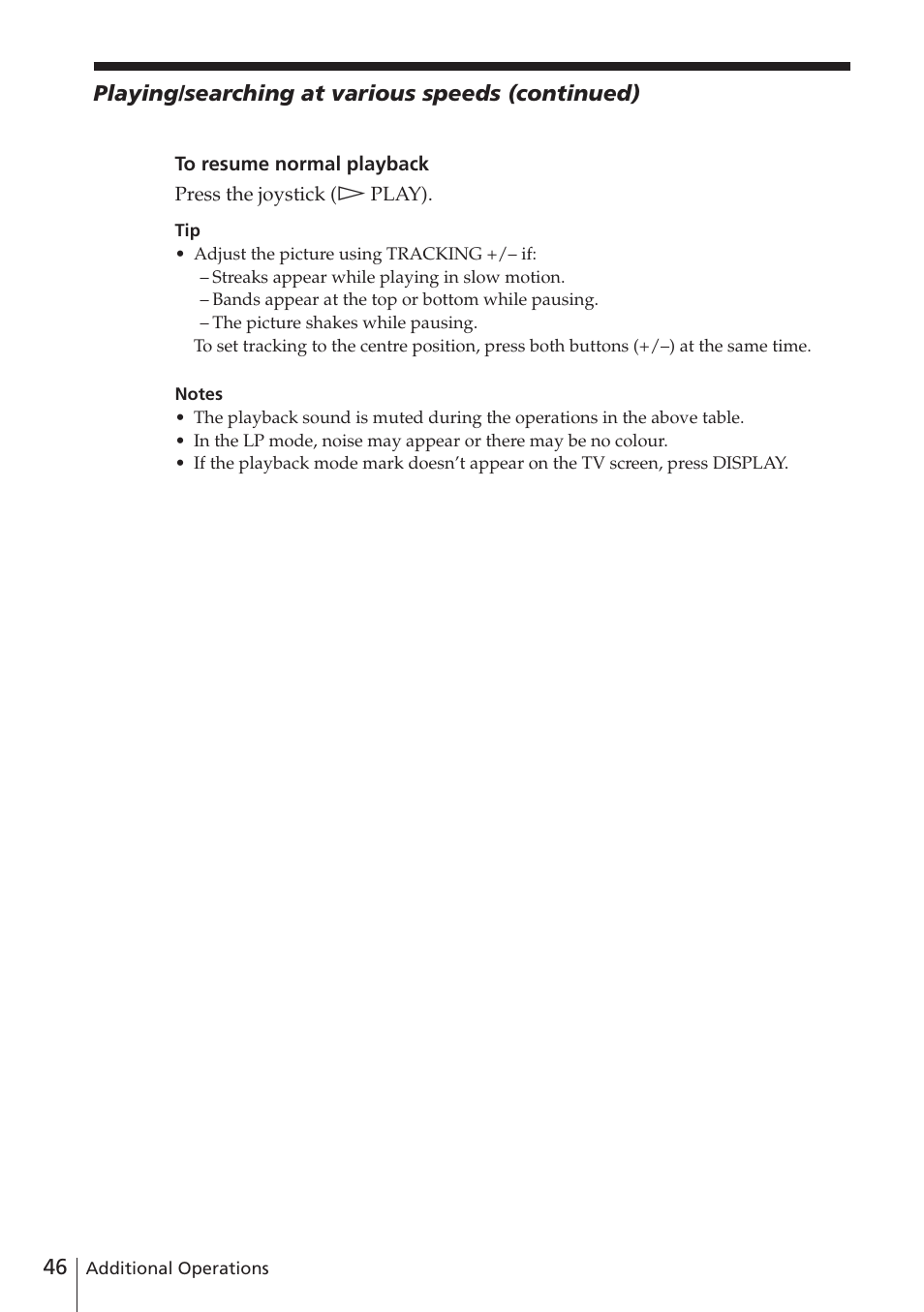 Sony SLV-E780EN/EG User Manual | Page 46 / 72