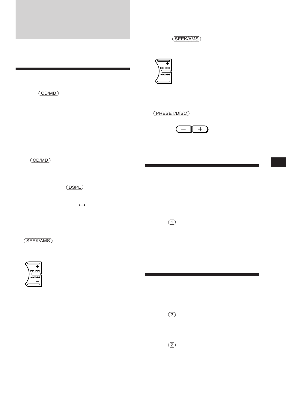 Cd/md changer, Playing a cd/md, Scanning the tracks | Playing tracks repeatedly | Sony WX-C570 User Manual | Page 11 / 38