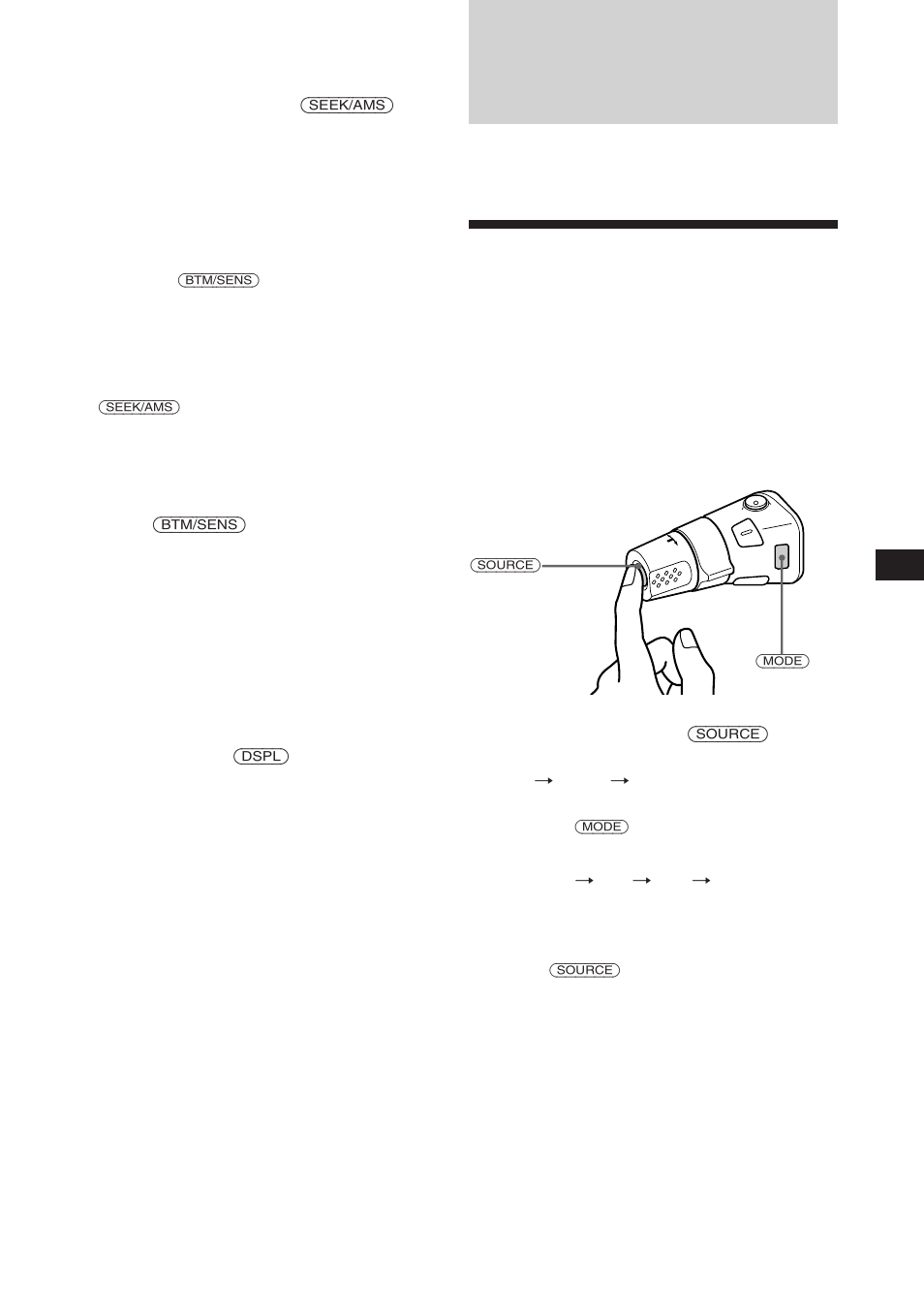 Otras funciones, Uso del mando a distancia giratorio | Sony WX-C570 User Manual | Page 27 / 38