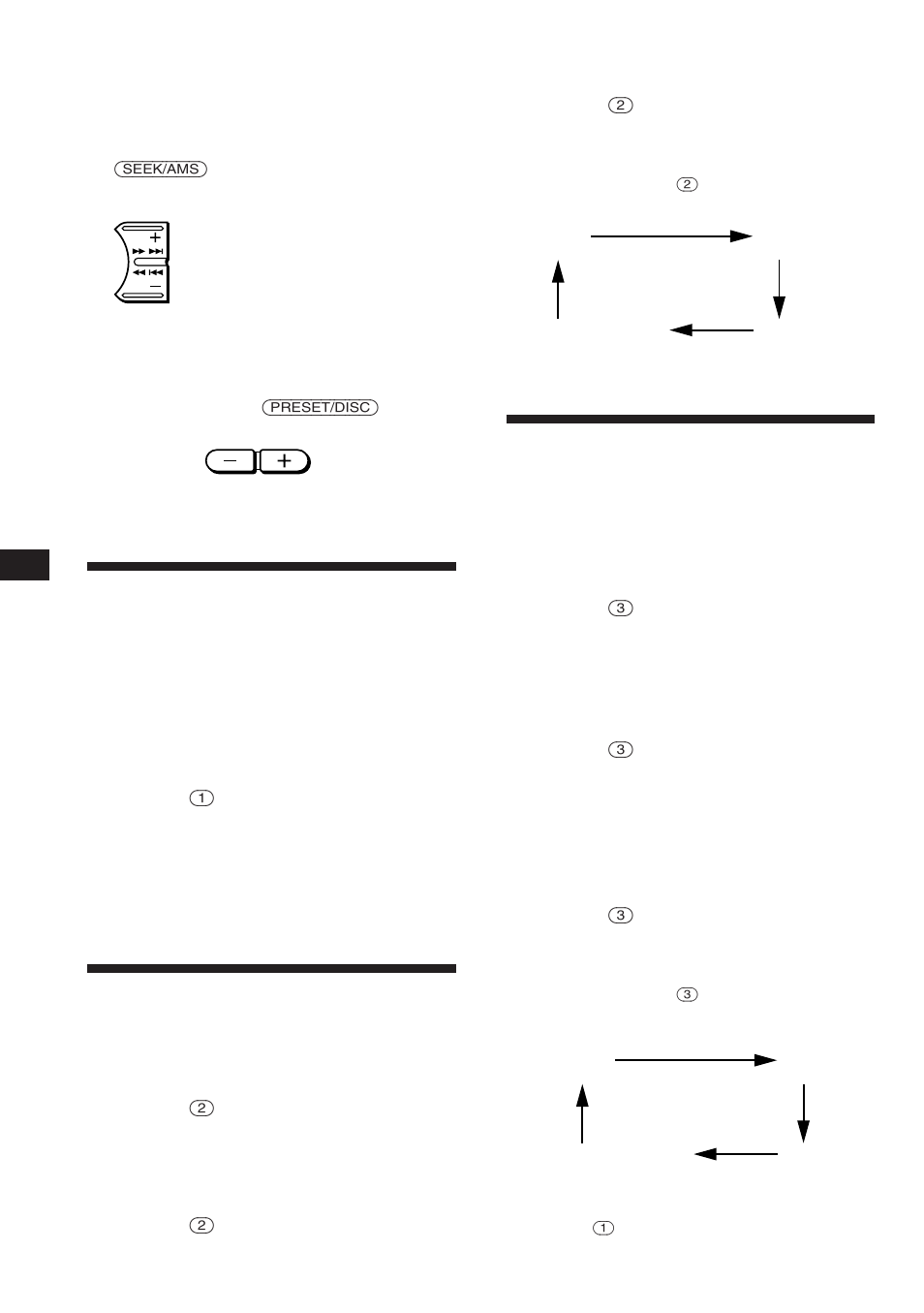 Reproducción de temas en orden aleatorio, Exploración de los temas, Reproducción repetida de temas | Sony WX-C570 User Manual | Page 30 / 38