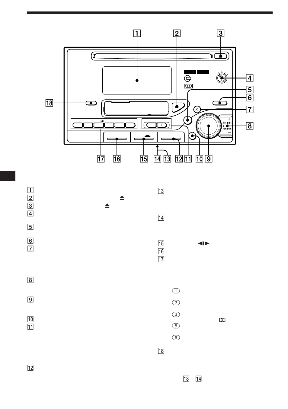 Ubicación de los controles | Sony WX-C570 User Manual | Page 34 / 38