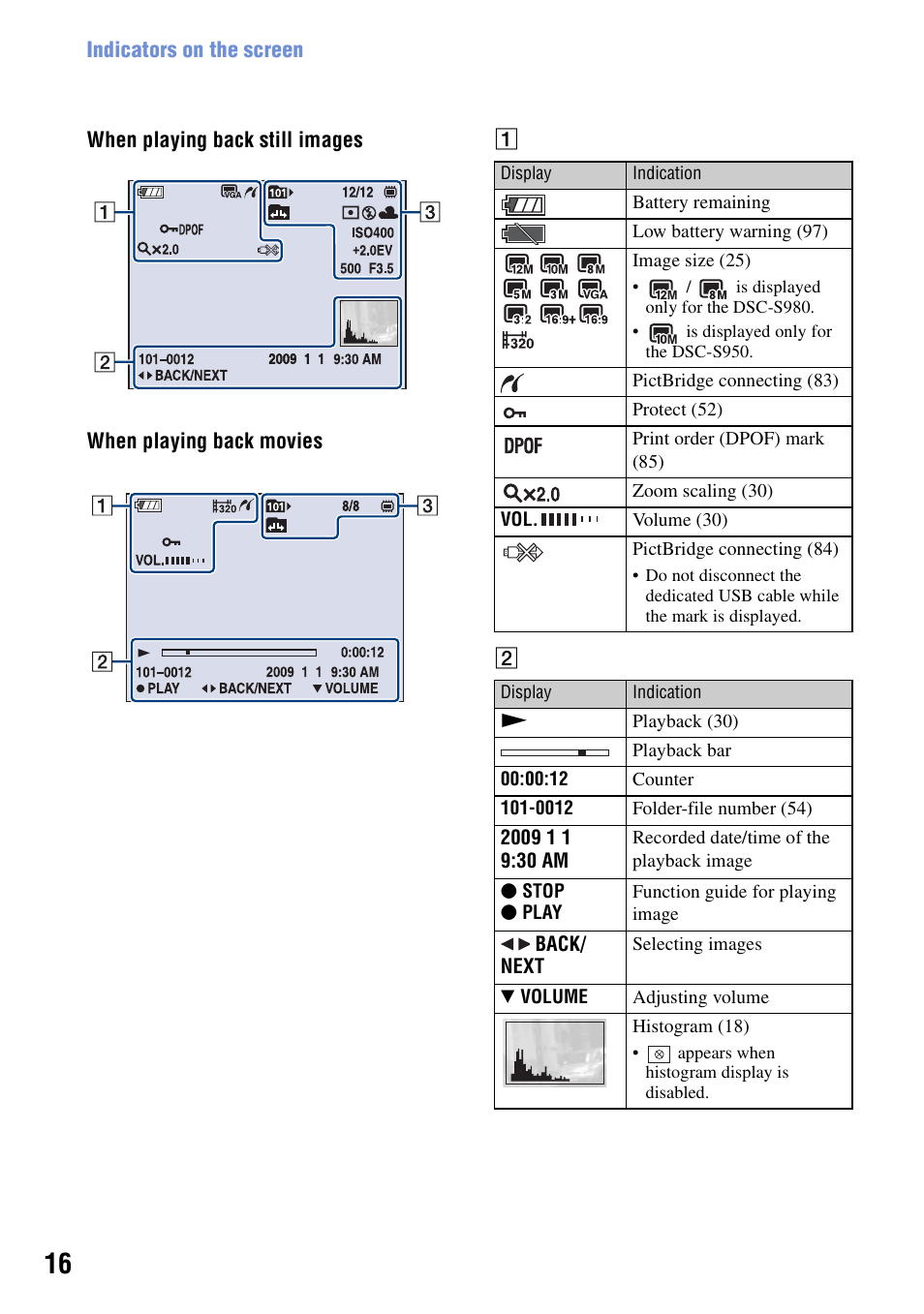 Sony Cyber-shot 4-121-439-11(1) User Manual | Page 16 / 107