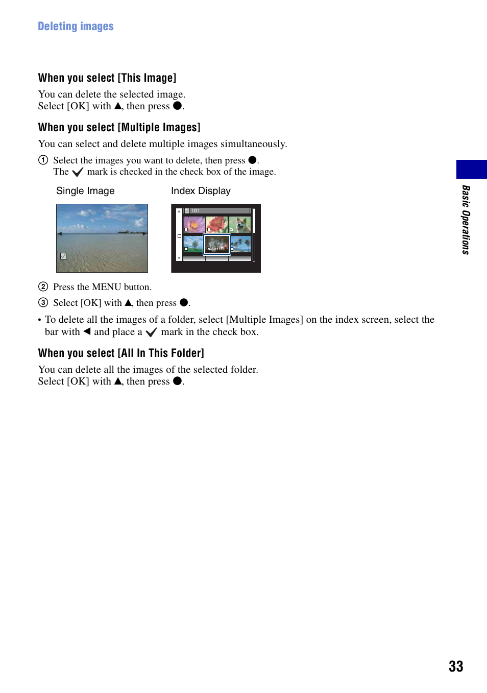 Sony Cyber-shot 4-121-439-11(1) User Manual | Page 33 / 107
