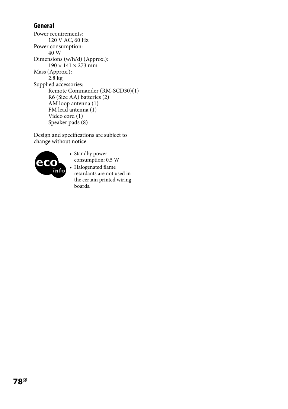 General | Sony CMT-DH7BT User Manual | Page 78 / 92