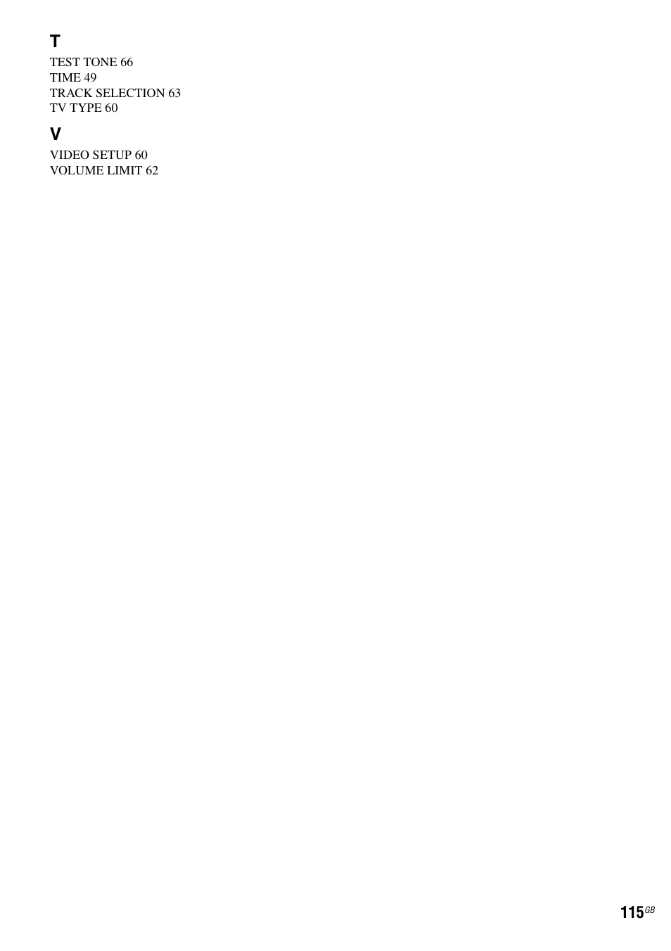 Sony DAV-HDX685 User Manual | Page 115 / 116
