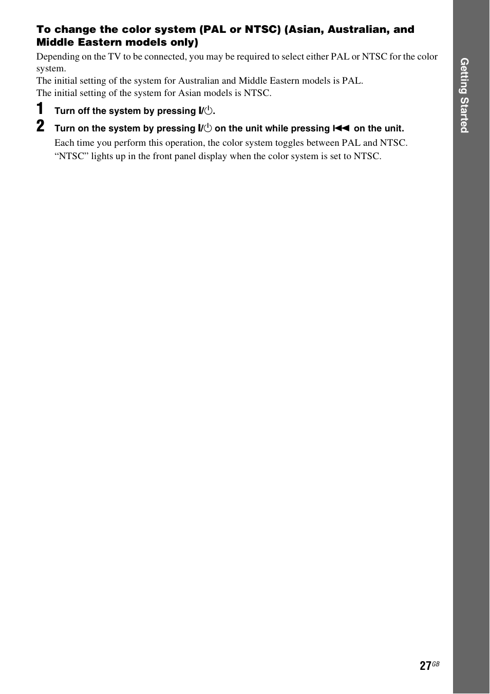 Sony DAV-HDX685 User Manual | Page 27 / 116