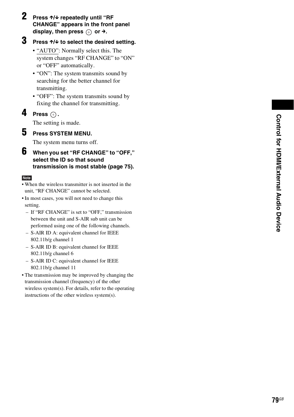 Sony DAV-HDX685 User Manual | Page 79 / 116