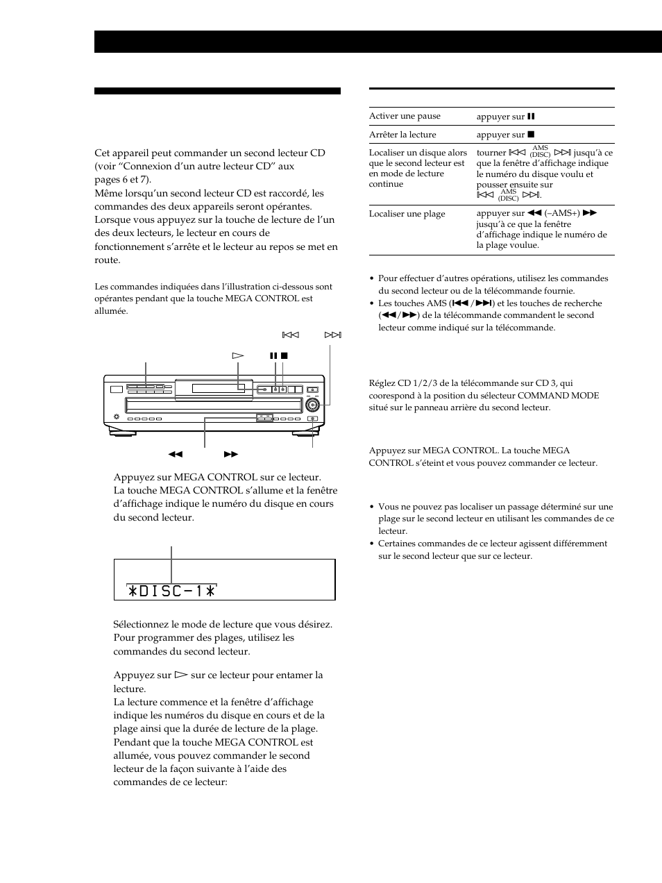 Lecture de disques compacts | Sony CDP-CE515 User Manual | Page 46 / 112