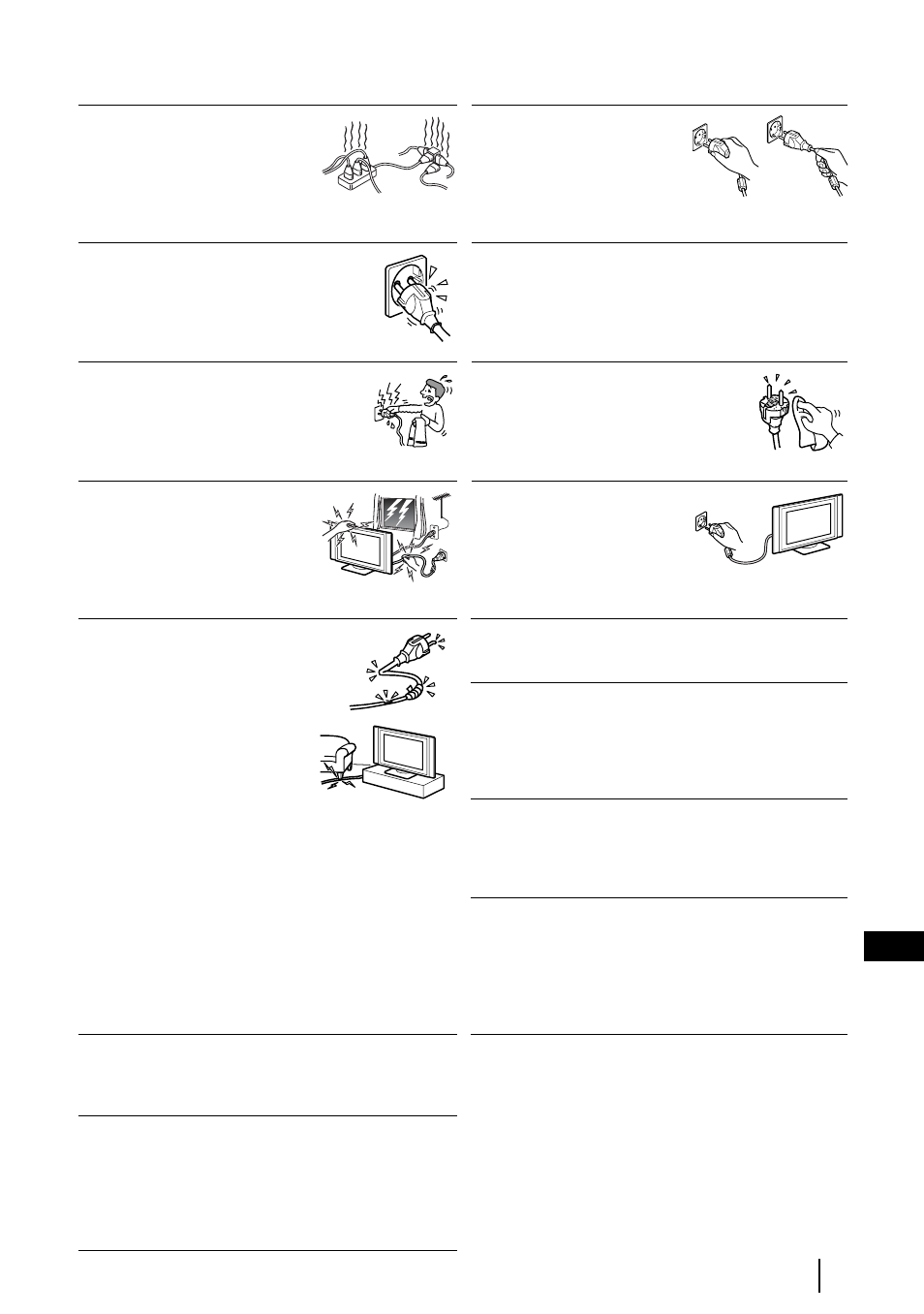 Sources d'alimentation | Sony KE-P37XS1 User Manual | Page 147 / 196