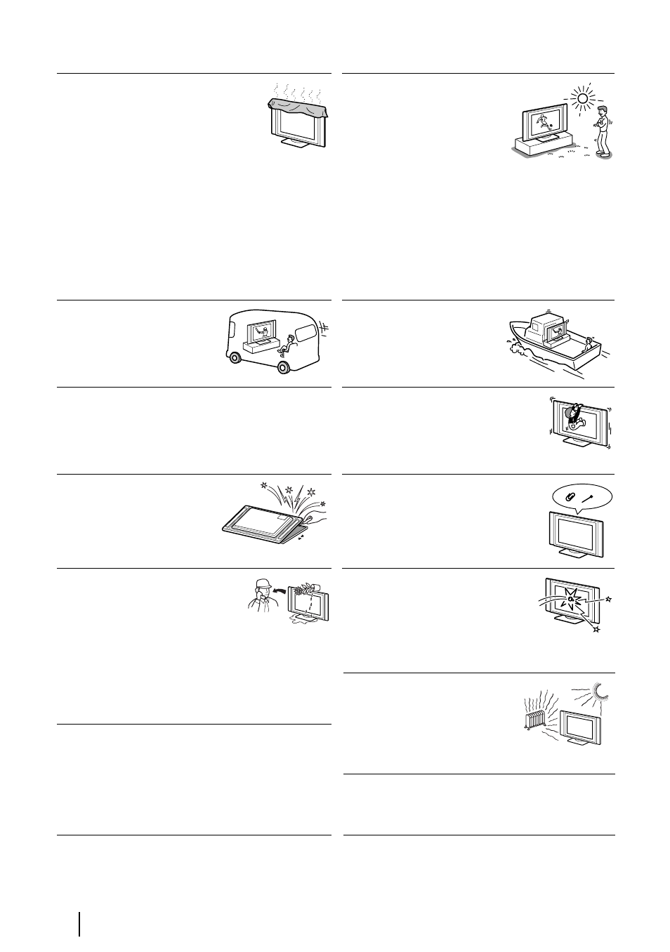Installation et déplacements | Sony KE-P37XS1 User Manual | Page 148 / 196