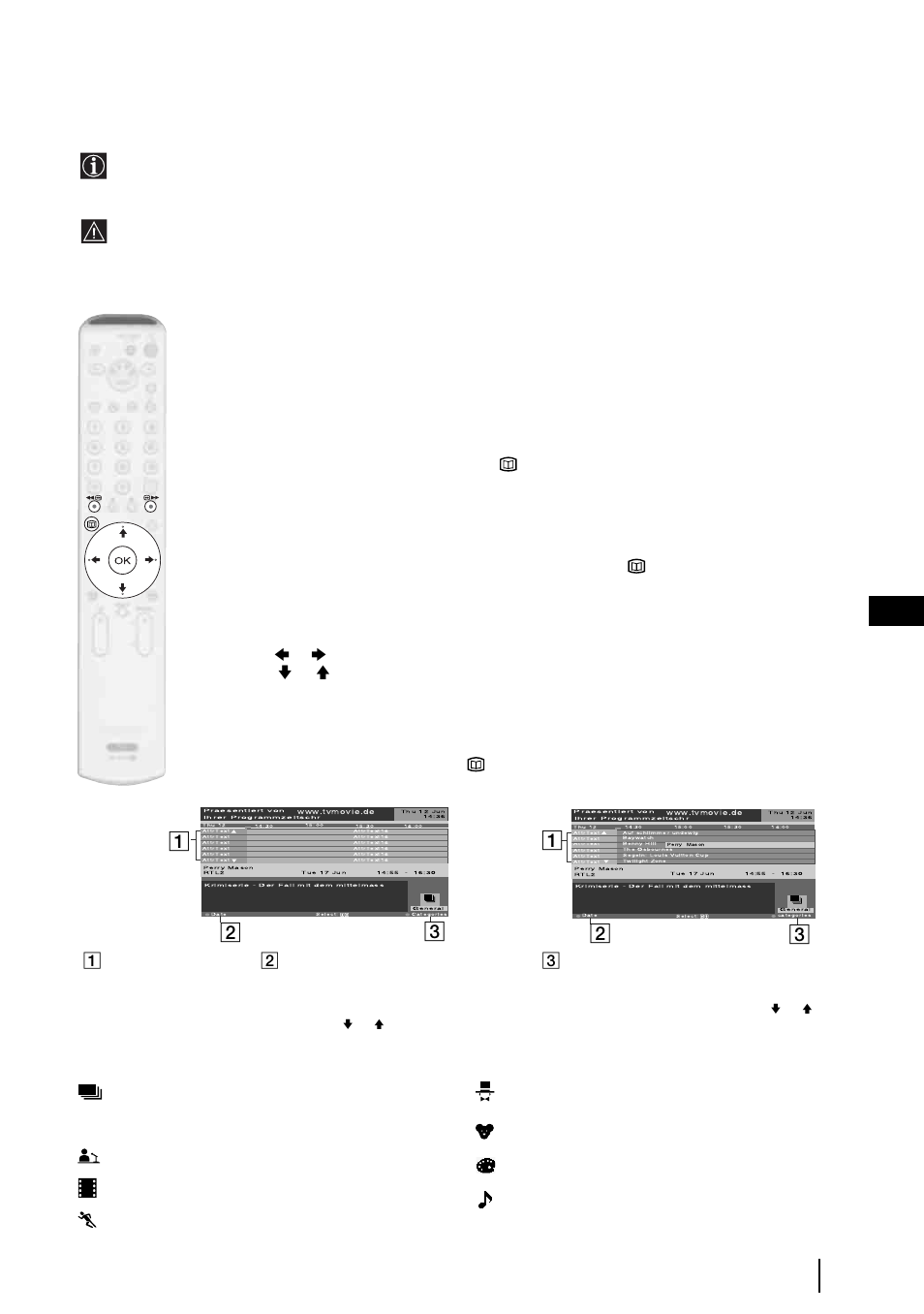 Nextview, 37 gb, Displaying nextview | Icons’ key, 1 programmme list | Sony KE-P37XS1 User Manual | Page 37 / 196