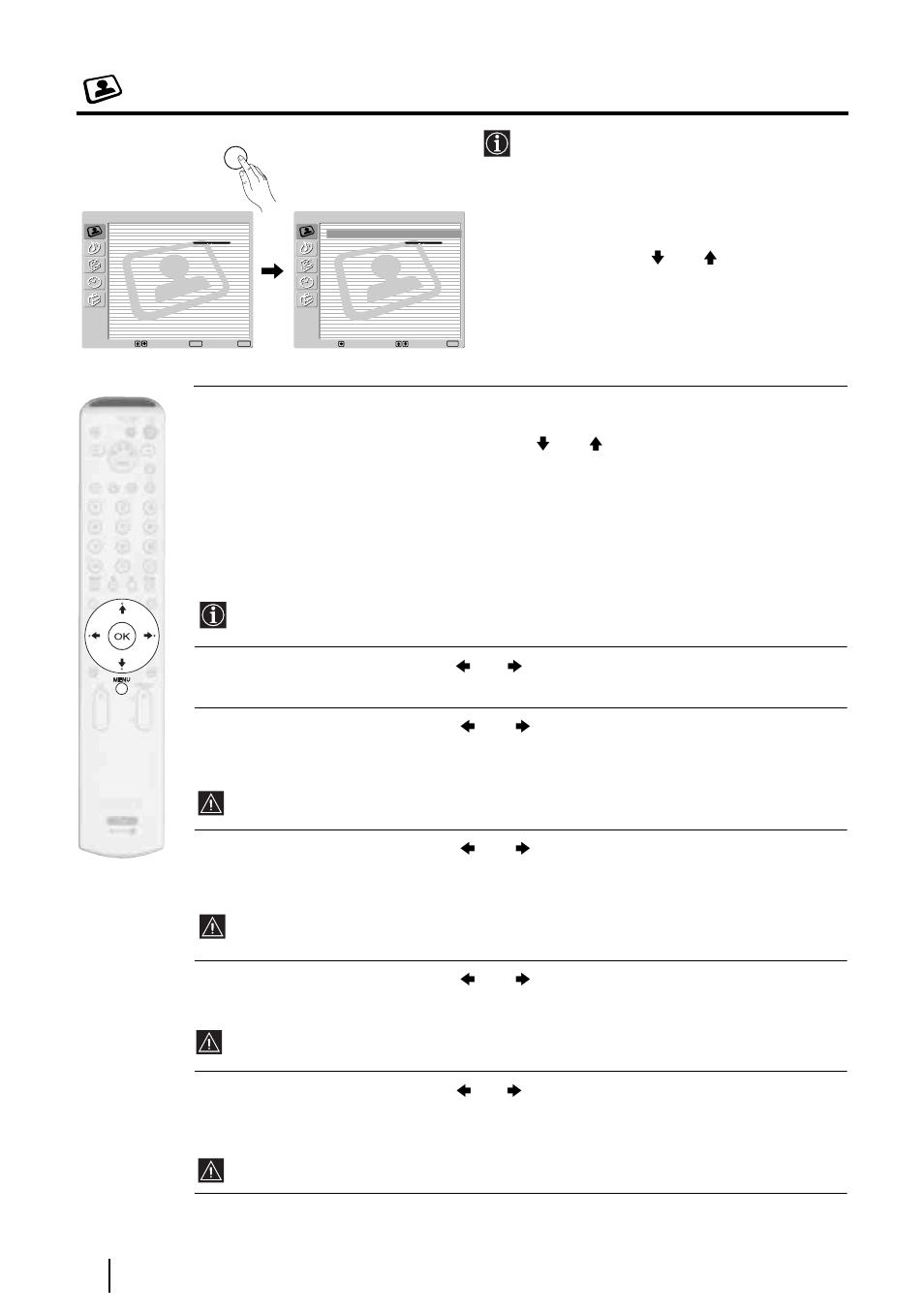 Das menü bild-einstellungen | Sony KE-P37XS1 User Manual | Page 66 / 196