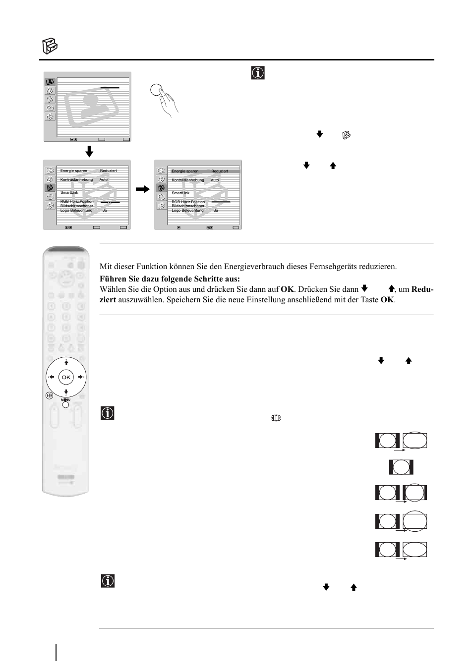 Das menü sonderfunktionen, Oder, Fortsetzung | Sony KE-P37XS1 User Manual | Page 70 / 196