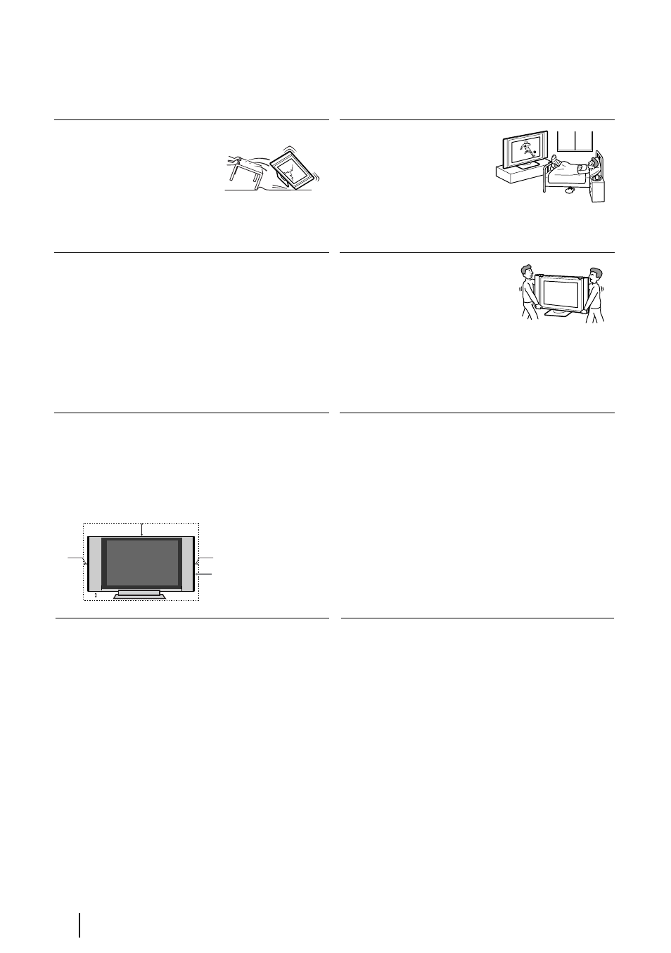 Información de seguridad, Table 1 | Sony KE-P37XS1 User Manual | Page 99 / 196