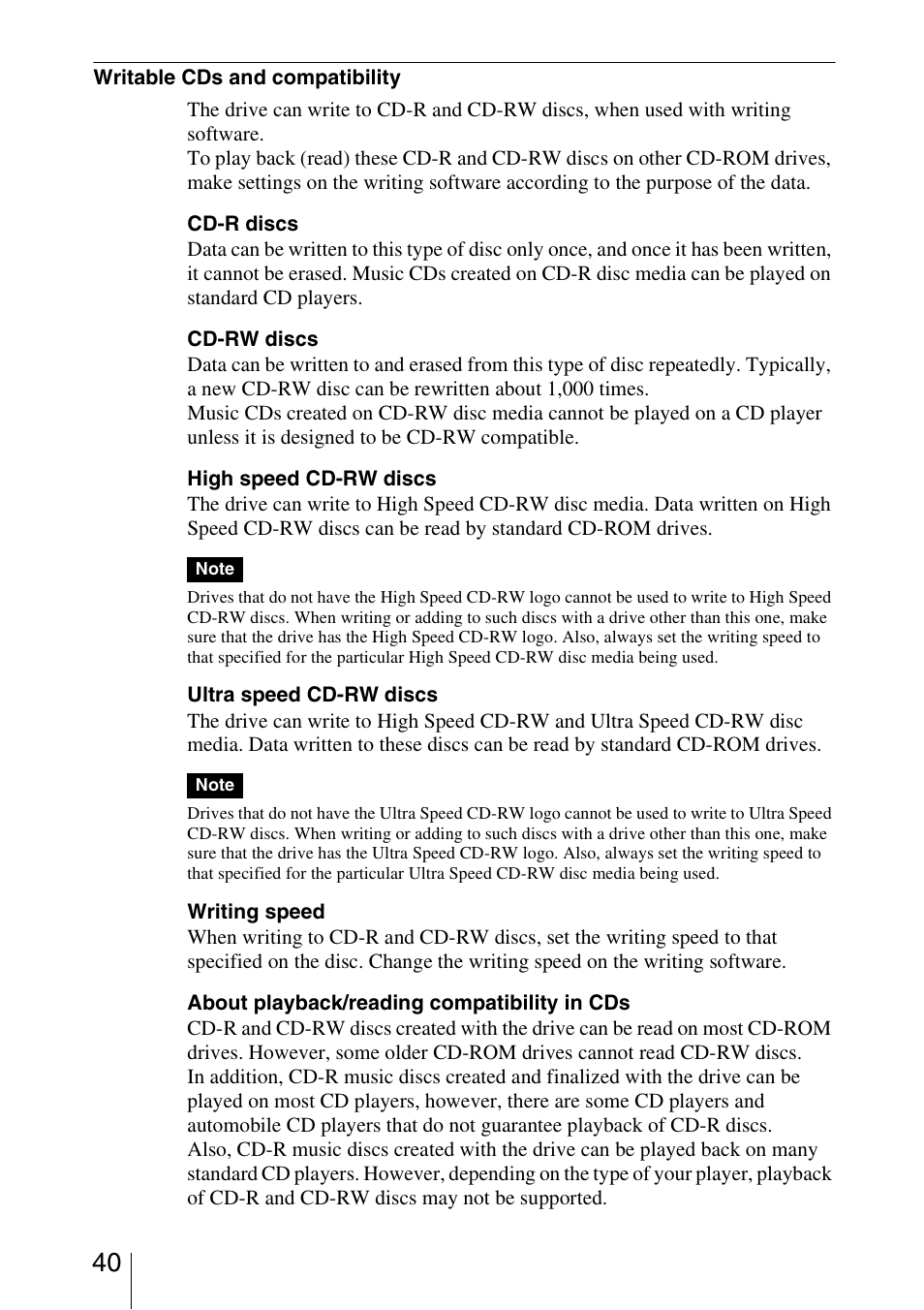 Sony VRD-VC10 User Manual | Page 40 / 52
